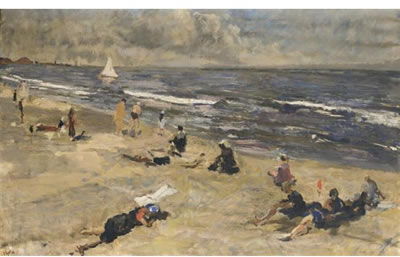 GIOCHI SULLA SPIAGGIA by Emilio Gola - Auction record, sale price, and art valuation. Compare with similar artists and explore comparable artworks.