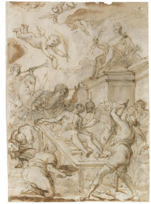 IL MARTIRIO DI SAN LORENZO by Giovanni Andrea Carlone - Auction record, sale price, and art valuation. Compare with similar artists and explore comparable artworks.