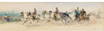 CARROZZE LUNGO IL VIALE by Sebastiano Albertis - Auction record, sale price, and art valuation. Compare with similar artists and explore comparable artworks.