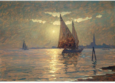 VENEZIA, VELE AL CHIARO DI LUNA