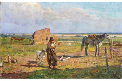 Sample artwork by Alfredo Vaccari (1877 - 1933), known for painting - View similar artists and auction records