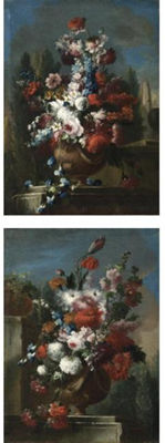 NATURE MORTE CON VASI DI FIORI