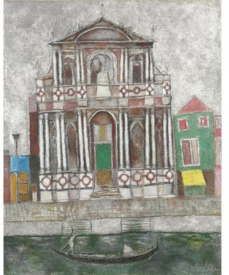 CHIESA DEGLI SCALZI by Franco Gentilini - Auction record, sale price, and art valuation. Compare with similar artists and explore comparable artworks.