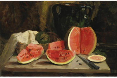 NATURA MORTA CON ANGURIE by Giuseppe Palanti - Auction record, sale price, and art valuation. Compare with similar artists and explore comparable artworks.