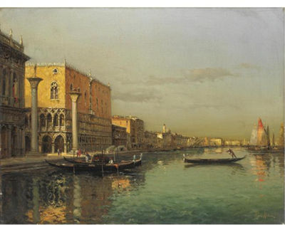 VEDUTA DELLA PIAZZETTA DAL CANAL GRANDE, VENEZIA