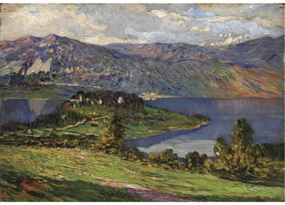 LAGO D'ORTA by Carlo Cressini - Auction record, sale price, and art valuation. Compare with similar artists and explore comparable artworks.