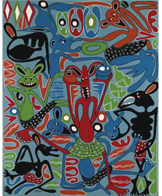 HAVA NI MAPACHA WANAO PENDWA SANA by George Lilanga - Auction record, sale price, and art valuation. Compare with similar artists and explore comparable artworks.
