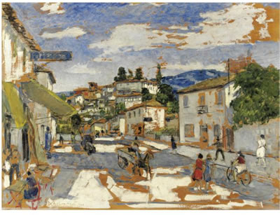 MATTINO A BESOZZO by Domenico De Bernardi - Auction record, sale price, and art valuation. Compare with similar artists and explore comparable artworks.