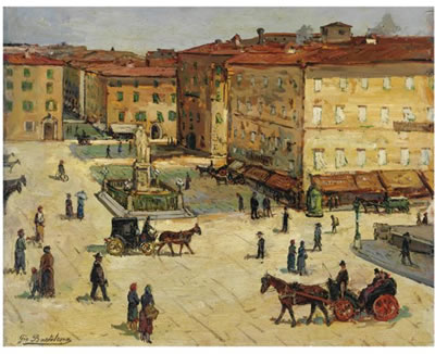 PIAZZA CAVOUR A LIVORNO