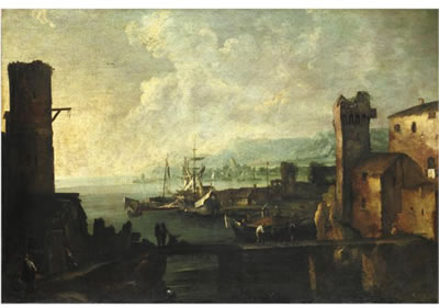 MARINA CON FIGURE by Bartolomeo Pedon - Auction record, sale price, and art valuation. Compare with similar artists and explore comparable artworks.