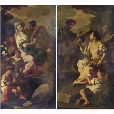 TARANTELLA;SCENA CON SUONATORE DI LIUTO; a pair (2) by Francesco De Mura - Auction record, sale price, and art valuation. Compare with similar artists and explore comparable artworks.
