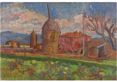 LA CASA ROSSA by Luigi (Ulgi Liegi) Levi - Auction record, sale price, and art valuation. Compare with similar artists and explore comparable artworks.