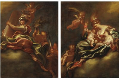 VIRTÙ GUERRIERA LA CARITÀ (pair)
