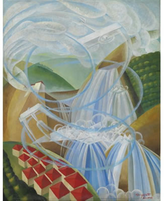 SINTESI DI PAESAGGIO E CASCATE by Alessandro Bruschetti - Auction record, sale price, and art valuation. Compare with similar artists and explore comparable artworks.