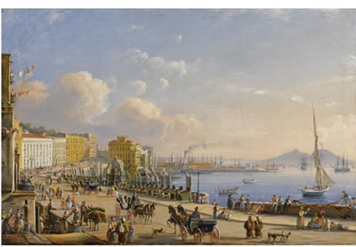 VEDUTA DI NAPOLI DA SANTA LUCIA