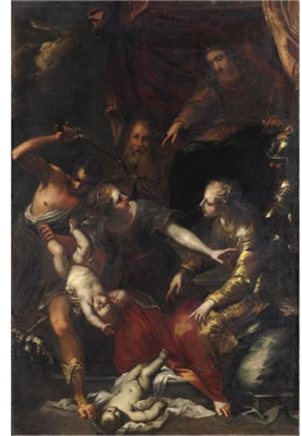 Sample artwork by Bartolomeo Biscaino (1629 - 1657), known for figure painting; draftsman; etching - View similar artists and auction records