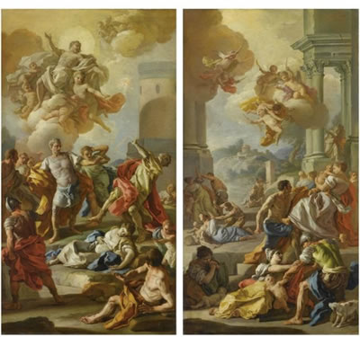 Sample artwork by Francesco De Mura (1696 - 1782), known for italian rococo painting style - View similar artists and auction records