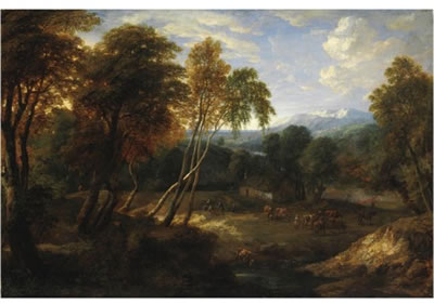 PAESAGGIO CON FIGURE E ARMENTI by Ernesto Daret - Auction record, sale price, and art valuation. Compare with similar artists and explore comparable artworks.
