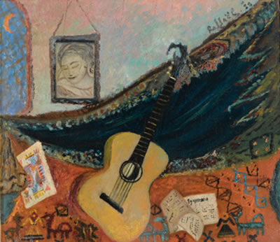 NATURA MORTA CON CHITARRA
