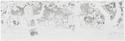 Sample artwork by Andrea Mastrovito (Born 1978), known for collage - View similar artists and auction records