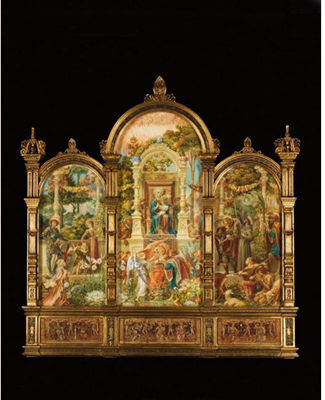 THE MADONNA AND CHILD ENTHRONED by Ricciardo Meacci - Auction record, sale price, and art valuation. Compare with similar artists and explore comparable artworks.