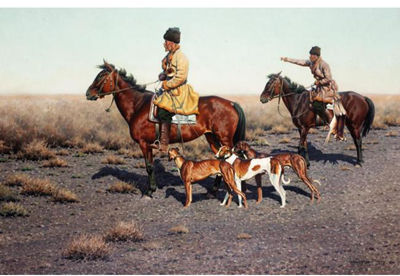 HUNTING ON THE STEPPES