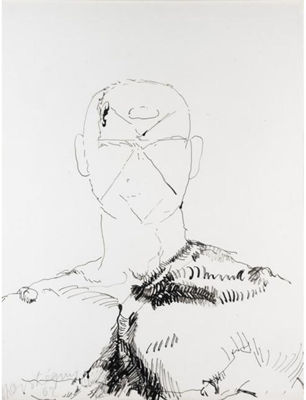 Portrait of Jean Robert Ipousteguy: Self-portrait