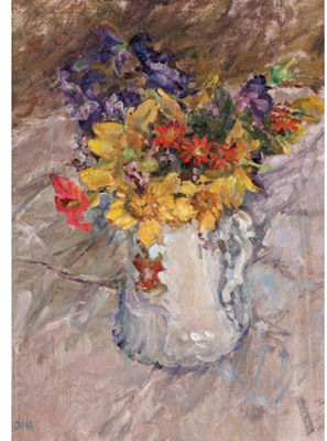 MARIGOLDS WITH OTHER FLOWERS