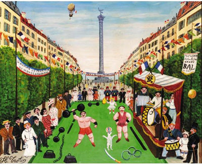 LA FÊTE FORAINE SUR LE BOULEVARD RICHARD LENOIR A NEUILLY