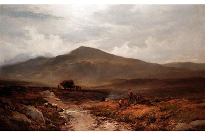 ON THE MOORLANDS ABOVE TREFRIW, NORTH WALES
