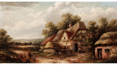 WAYSIDE INN; VILLAGE BUSINESS (a pair)