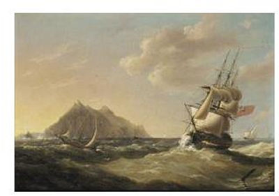 SHIPS OFF PALERMO (a pair)