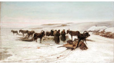 RESTING THE HORSES