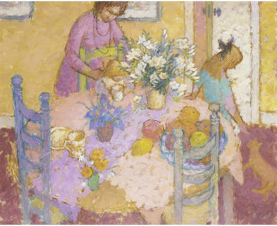 BREAKFAST AT THE KITCHEN TABLE