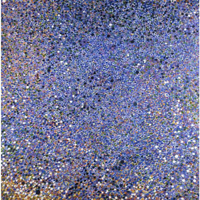 INDIGO, WHITE AND ORANGE