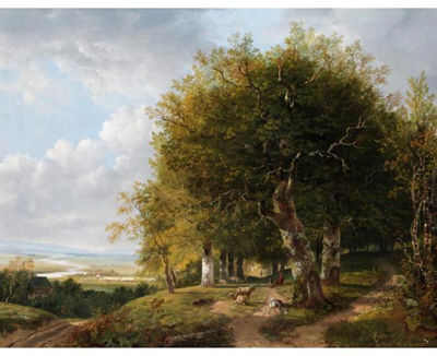 A DUTCH WOODLAND SCENE by Hendrik Gerrit Ten Cate - Auction record, sale price, and art valuation. Compare with similar artists and explore comparable artworks.