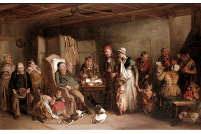 Sample artwork by Paul Falconer Poole (1807 - 1879), known for figure, genre paintings - View similar artists and auction records