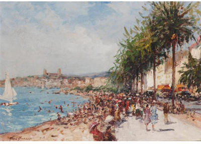 VUE DE LA CROISETTE À CANNES