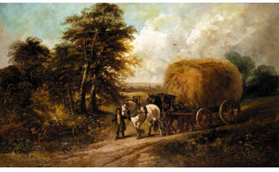 THE HAY WAGON