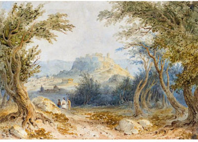 FIGURES IN A WOODLAND NEAR ATHENS by William Page - Auction record, sale price, and art valuation. Compare with similar artists and explore comparable artworks.