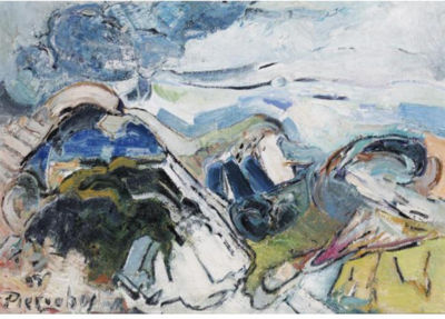 LANDSCAPE by Alkis Pierrakos - Auction record, sale price, and art valuation. Compare with similar artists and explore comparable artworks.