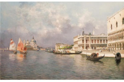 THE GRAND CANAL AT SUNSET