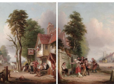 Sample artwork by John Anthony Puller (fl.1821 - 1867), known for figure, genre painting - View similar artists and auction records