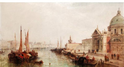 VIEW ALONG THE GRAND CANAL, VENICE
