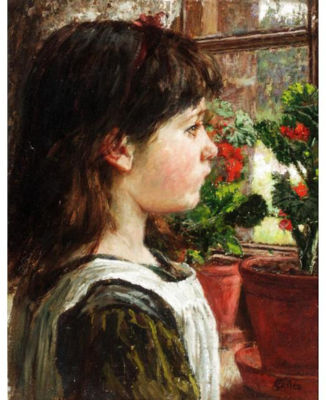 AT THE WINDOW