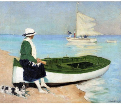 Sample artwork by Gustave Alaux (1887 - 1965), known for marine painting - View similar artists and auction records