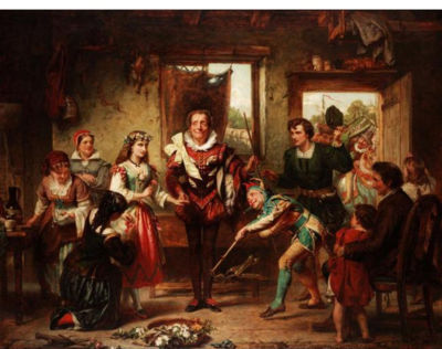 MAY DAY: REVELLERS FETCHING FORTH THEIR QUEEN by Alfred Fowler Patten - Auction record, sale price, and art valuation. Compare with similar artists and explore comparable artworks.