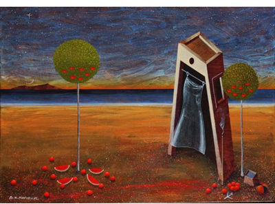SURREALIST COMPOSITION by Dimitris C Milionis - Auction record, sale price, and art valuation. Compare with similar artists and explore comparable artworks.