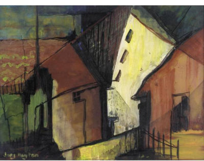 Sample artwork by Inez Estella Hoyton (1903 - 1982), known for regional scene painting of cornwall, england, abstraction, figurative - View similar artists and auction records