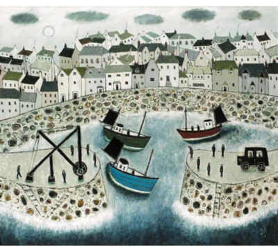 MOUSEHOLE HARBOUR, CORNWALL by Joan Gillchrest - Auction record, sale price, and art valuation. Compare with similar artists and explore comparable artworks.